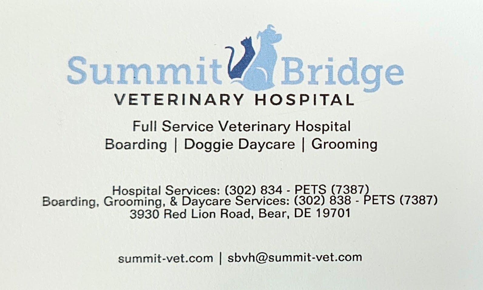 Summit Bridge Veterinary Hospital