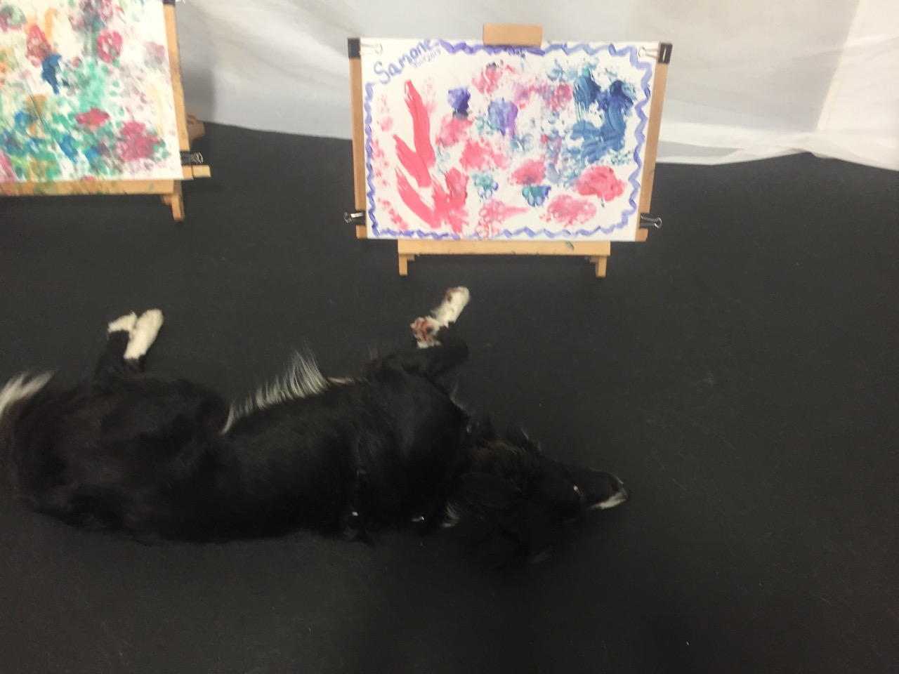 Fun w/painting class: Painting can be exhausting!